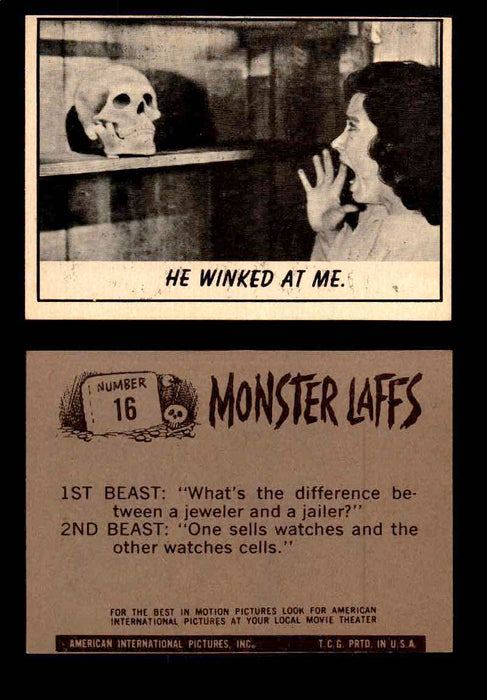 Monster Laffs 1966 Topps Vintage Trading Card You Pick Singles #1-66 #16  - TvMovieCards.com