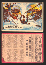 Civil War News Vintage Trading Cards A&BC Gum You Pick Singles #1-88 1965 16   Direct Hit  - TvMovieCards.com