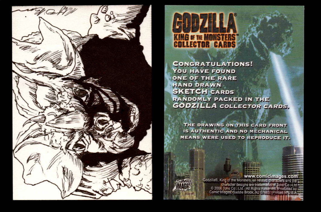 GODZILLA: KING OF THE MONSTERS Artist Sketch Trading Card You Pick Singles #16 Baragon by Robert O'Brien  - TvMovieCards.com