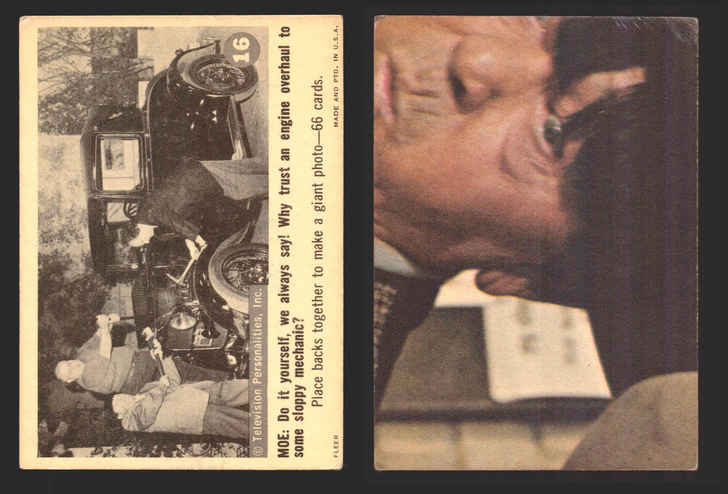 1966 Three 3 Stooges Fleer Vintage Trading Cards You Pick Singles #1-66 #16  - TvMovieCards.com