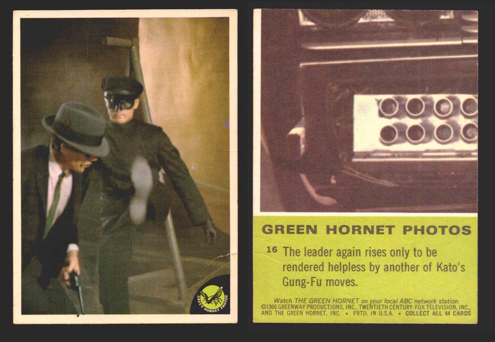 1966 Green Hornet Photos Donruss Vintage Trading Cards You Pick Singles #1-44 #	16 (creased)  - TvMovieCards.com