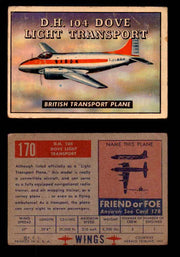 1953 Wings Topps TCG Vintage Trading Cards You Pick Singles #101-200 #170  - TvMovieCards.com