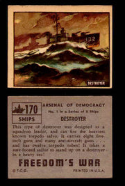 1950 Freedom's War Korea Topps Vintage Trading Cards You Pick Singles #101-203 #170  - TvMovieCards.com