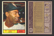 1961 Topps Baseball Trading Card You Pick Singles #100-#199 VG/EX #	170 Al Smith - Chicago White Sox  - TvMovieCards.com