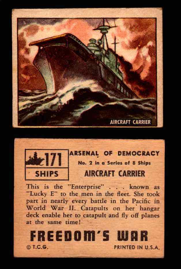 1950 Freedom's War Korea Topps Vintage Trading Cards You Pick Singles #101-203 #171  - TvMovieCards.com