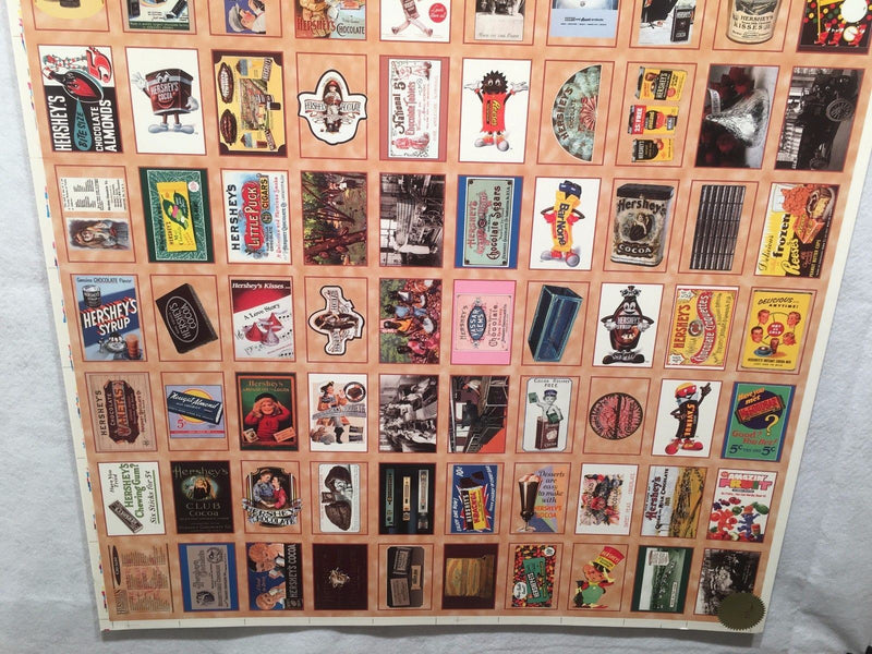 Hershey's Chocolate Trading Card Uncut 100 Card Sheet Poster Size 1995 Dart   - TvMovieCards.com