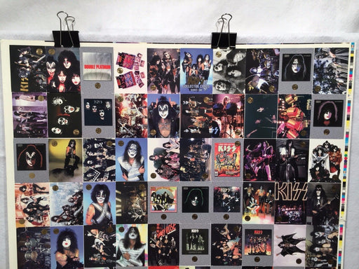 Kiss Series One 1 Gold Foil Trading Card Uncut 100 Card Sheet Poster Size   - TvMovieCards.com
