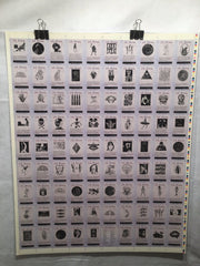 J.K. Potter Fantasy Art Trading Cards UNCUT 90 CARD SHEET Poster Size FPG 1996   - TvMovieCards.com