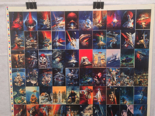 John Berkey Two Fantasy Art Trading Cards UNCUT 90 CARD SHEET Poster Size FPG   - TvMovieCards.com