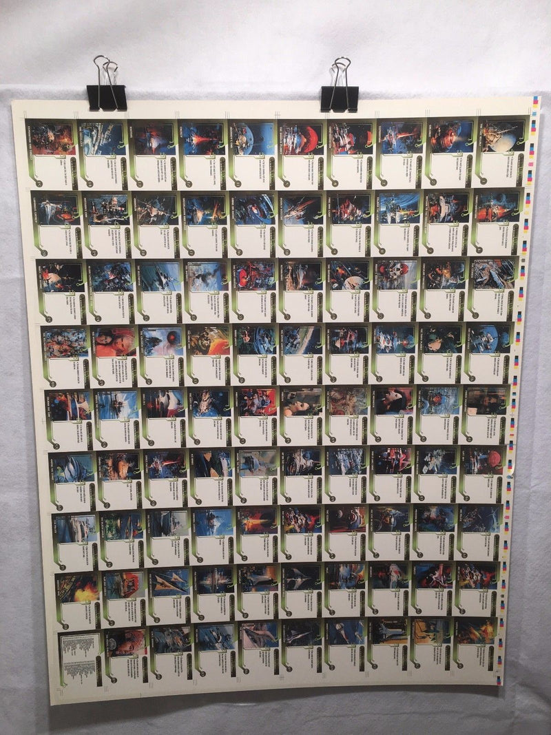 John Berkey Two Fantasy Art Trading Cards UNCUT 90 CARD SHEET Poster Size FPG   - TvMovieCards.com