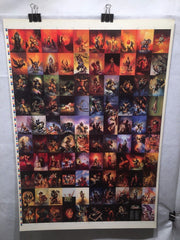 Ken Kelly Two Fantasy Art Trading Cards UNCUT 100 CARD SHEET Poster Size FPG   - TvMovieCards.com