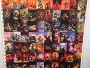 Ken Kelly Two Fantasy Art Trading Cards UNCUT 100 CARD SHEET Poster Size FPG   - TvMovieCards.com