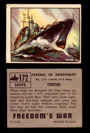 1950 Freedom's War Korea Topps Vintage Trading Cards You Pick Singles #101-203 #172  - TvMovieCards.com
