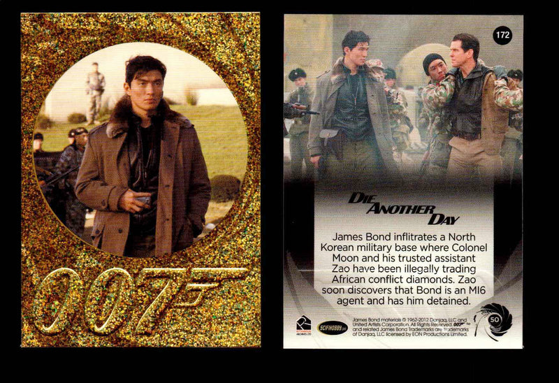 James Bond 50th Anniversary Series Two Gold Parallel Chase Card Singles #2-198 #172  - TvMovieCards.com