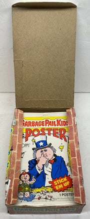 1986 Garbage Pail Kids Posters Trading Card Box 36 Empty Pack Wrappers Topps   - TvMovieCards.com