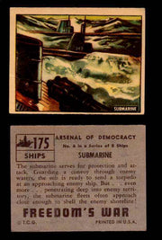 1950 Freedom's War Korea Topps Vintage Trading Cards You Pick Singles #101-203 #175  - TvMovieCards.com