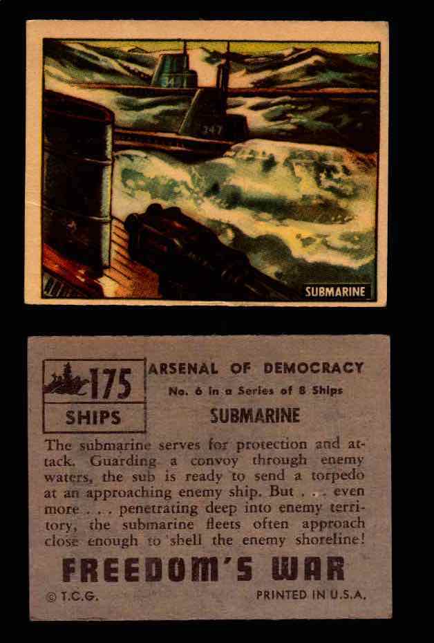 1950 Freedom's War Korea Topps Vintage Trading Cards You Pick Singles #101-203 #175  - TvMovieCards.com