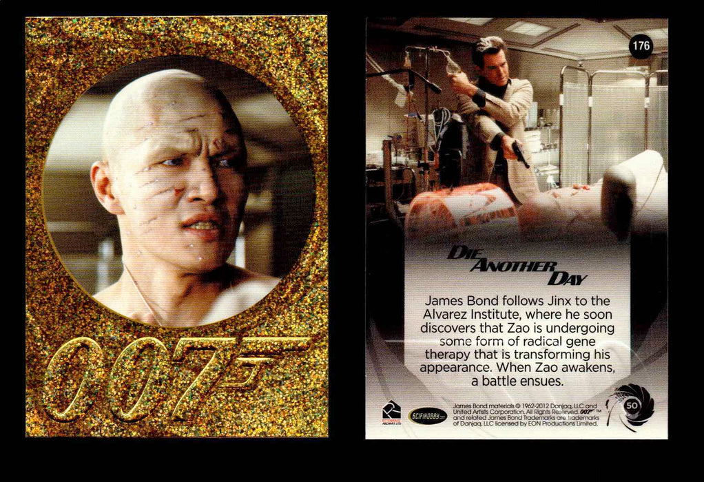 James Bond 50th Anniversary Series Two Gold Parallel Chase Card Singles #2-198 #176  - TvMovieCards.com