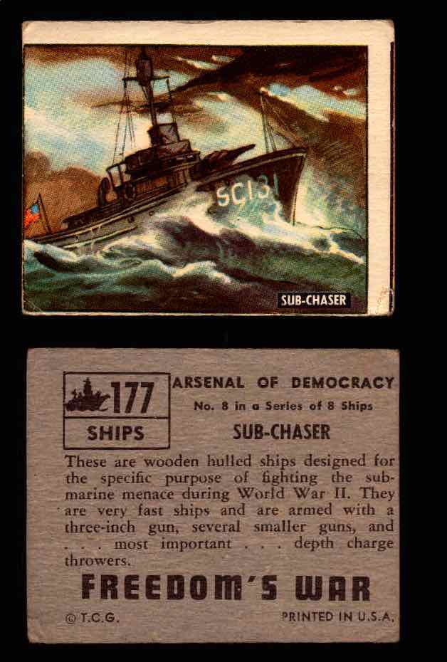 1950 Freedom's War Korea Topps Vintage Trading Cards You Pick Singles #101-203 #177  - TvMovieCards.com