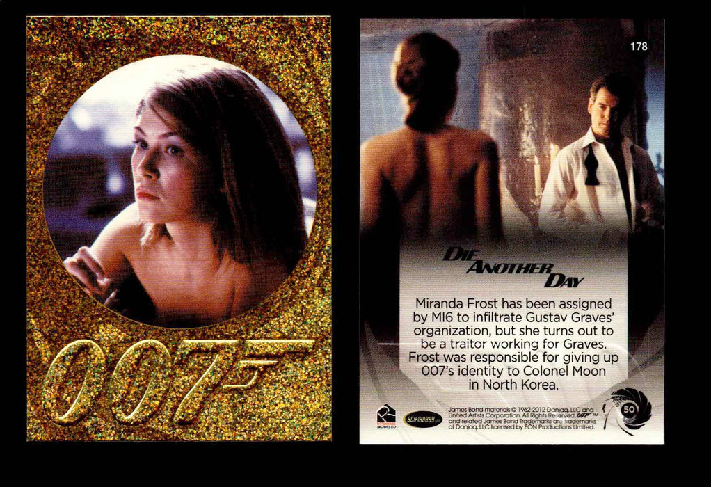 James Bond 50th Anniversary Series Two Gold Parallel Chase Card Singles #2-198 #178  - TvMovieCards.com