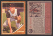 1962 Topps Baseball Trading Card You Pick Singles #100-#199 VG/EX #	179 Tom Sturdivant - Pittsburgh Pirates  - TvMovieCards.com
