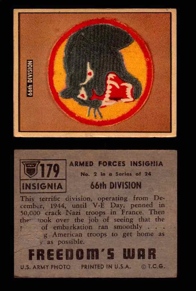 1950 Freedom's War Korea Topps Vintage Trading Cards You Pick Singles #101-203 #179  - TvMovieCards.com