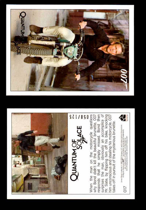 James Bond Archives Quantum of Solace Gold Parallel You Pick Single Cards #1-90 #17  - TvMovieCards.com