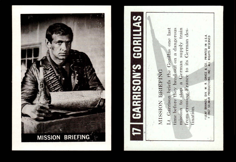 Garrison's Gorillas Leaf 1967 Vintage Trading Cards #1-#72 You Pick Singles #17  - TvMovieCards.com