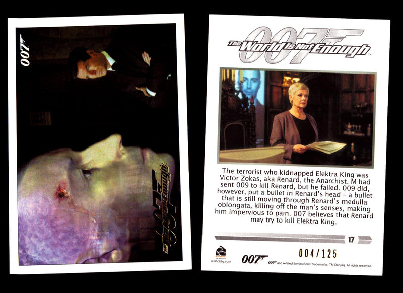 James Bond Classics 2016 World is Not Enough Gold Foil Parallel Card You Pick Nu #17  - TvMovieCards.com