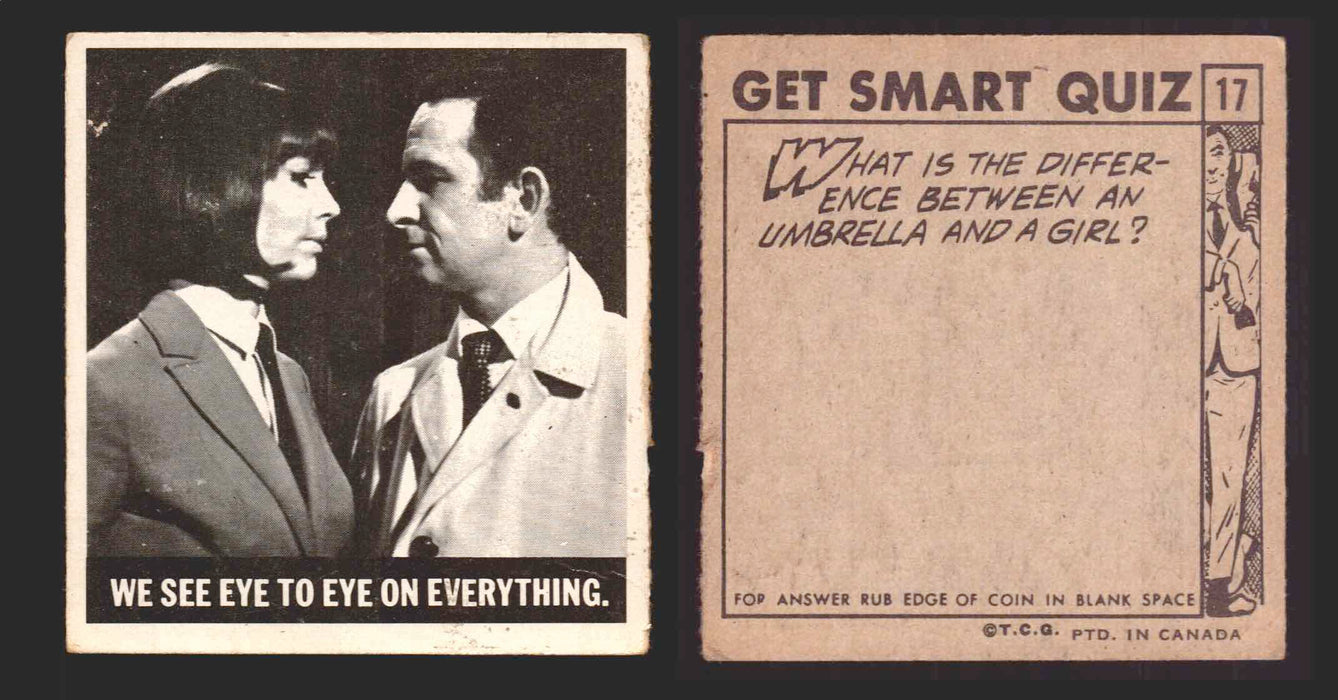 1966 Get Smart Vintage Trading Cards You Pick Singles #1-66 OPC O-PEE-CHEE #17  - TvMovieCards.com