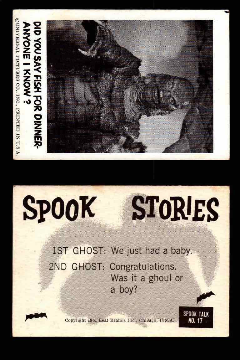 1961 Spook Stories Series 1 Leaf Vintage Trading Cards You Pick Singles #1-#72 #17  - TvMovieCards.com