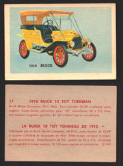 1959 Parkhurst Old Time Cars Vintage Trading Card You Pick Singles #1-64 V339-16 17	1910 Buick  - TvMovieCards.com