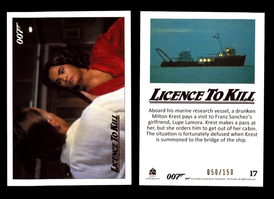 James Bond Classics 2016 Licence To Kill Gold Foil Parallel Card You Pick Single #17  - TvMovieCards.com