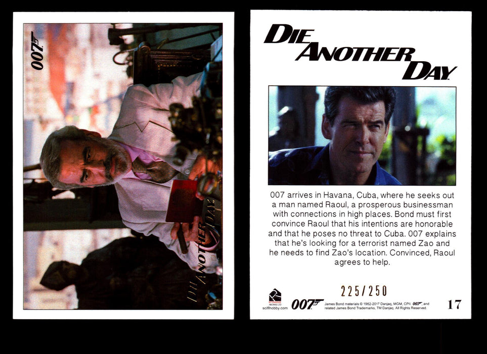 James Bond Archives 2017 Final Edition Die Another Day Gold Parallel Card Single #17  - TvMovieCards.com