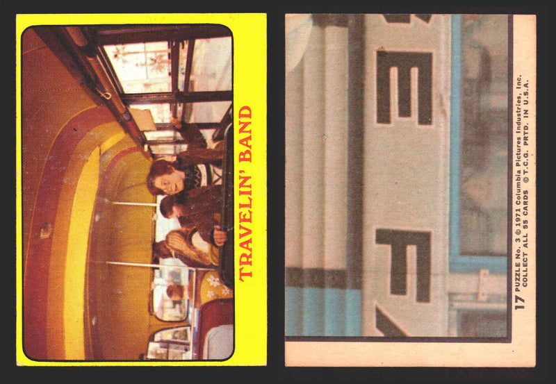 1971 The Partridge Family Series 1 Yellow You Pick Single Cards #1-55 Topps USA 17   Travelin' Band  - TvMovieCards.com