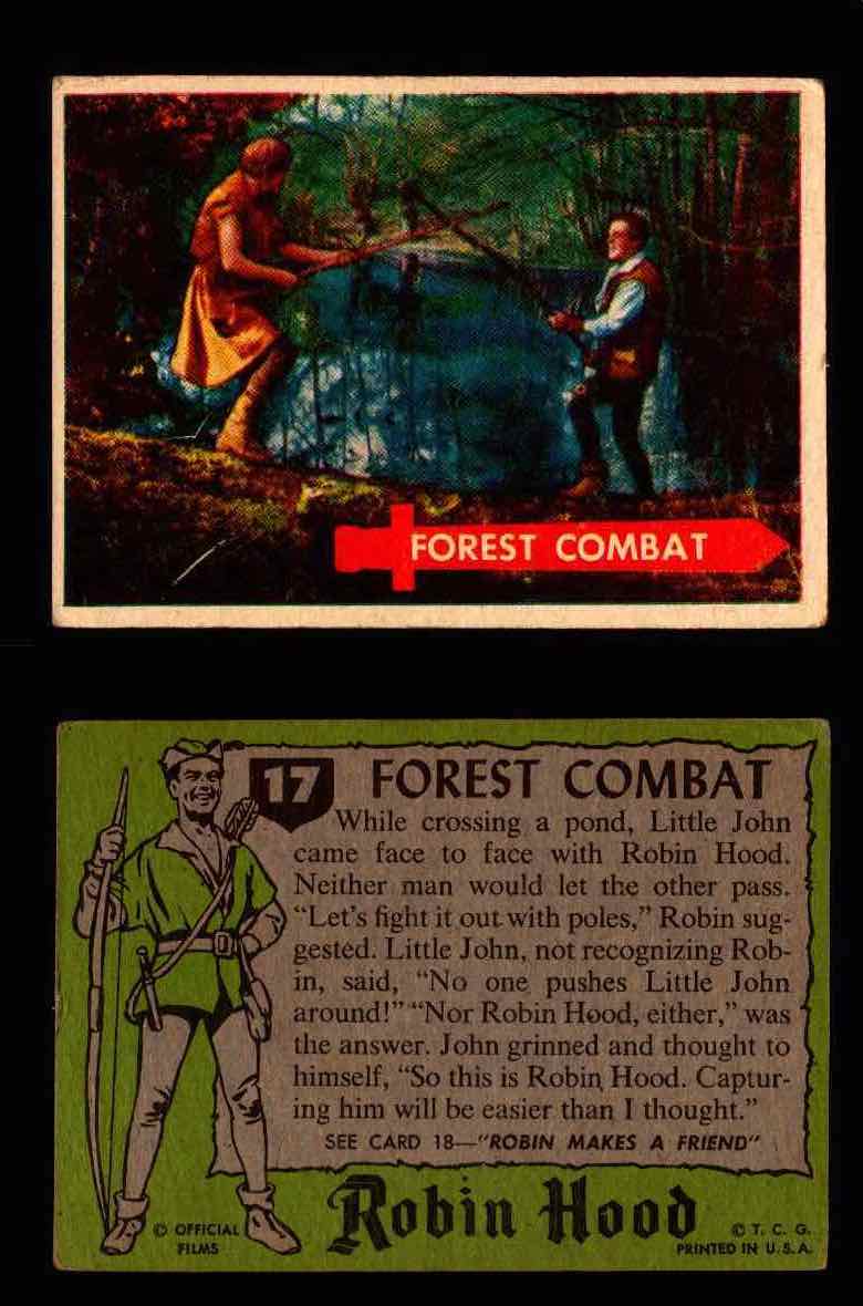 1957 Robin Hood Topps Vintage Trading Cards You Pick Singles #1-60 #17  - TvMovieCards.com