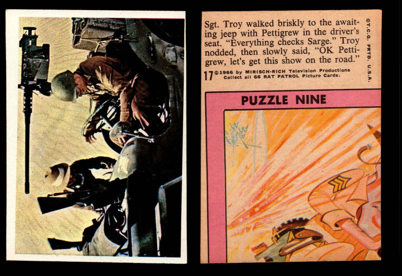 Rat Patrol 1966 Topps Vintage Card You Pick Singles #1-66 #17  - TvMovieCards.com