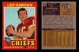 1971 Topps Football Trading Card You Pick Singles #1-#263 G/VG/EX #	180	Len Dawson (HOF)  - TvMovieCards.com