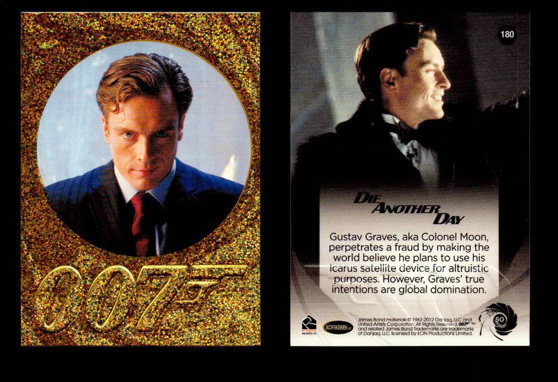 James Bond 50th Anniversary Series Two Gold Parallel Chase Card Singles #2-198 #180  - TvMovieCards.com