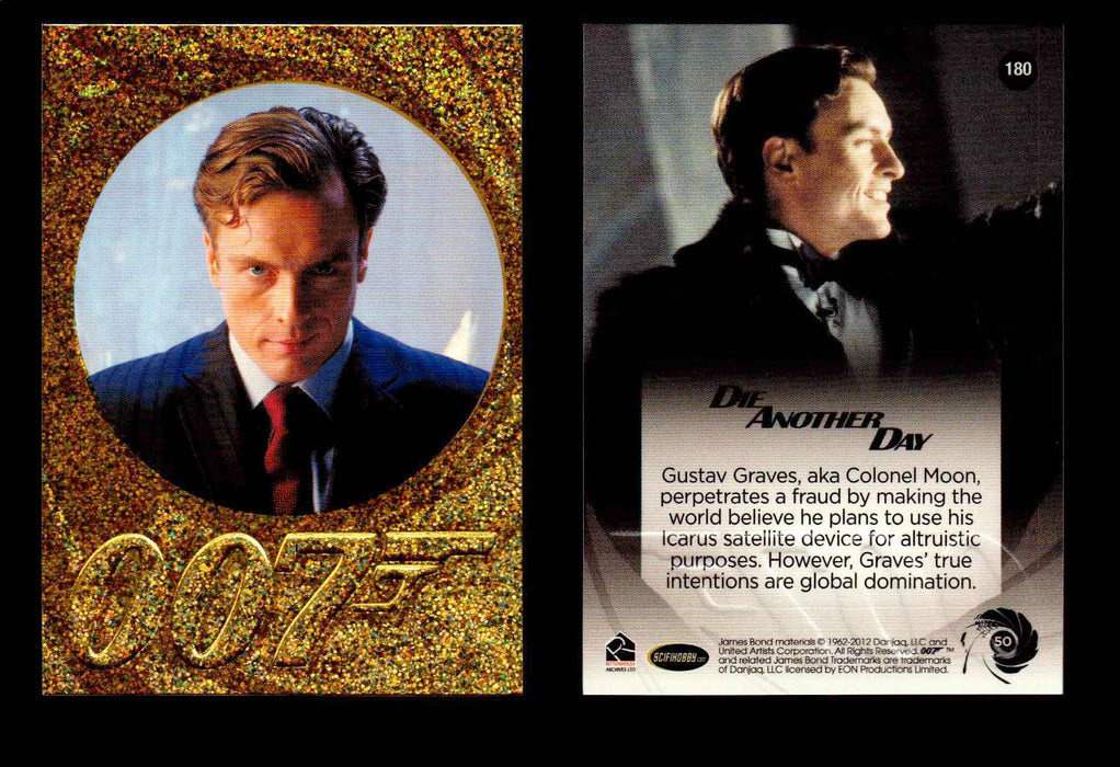 James Bond 50th Anniversary Series Two Gold Parallel Chase Card Singles #2-198 #180  - TvMovieCards.com