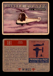 1953 Wings Topps TCG Vintage Trading Cards You Pick Singles #101-200 #181  - TvMovieCards.com