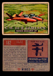 1953 Wings Topps TCG Vintage Trading Cards You Pick Singles #101-200 #182  - TvMovieCards.com