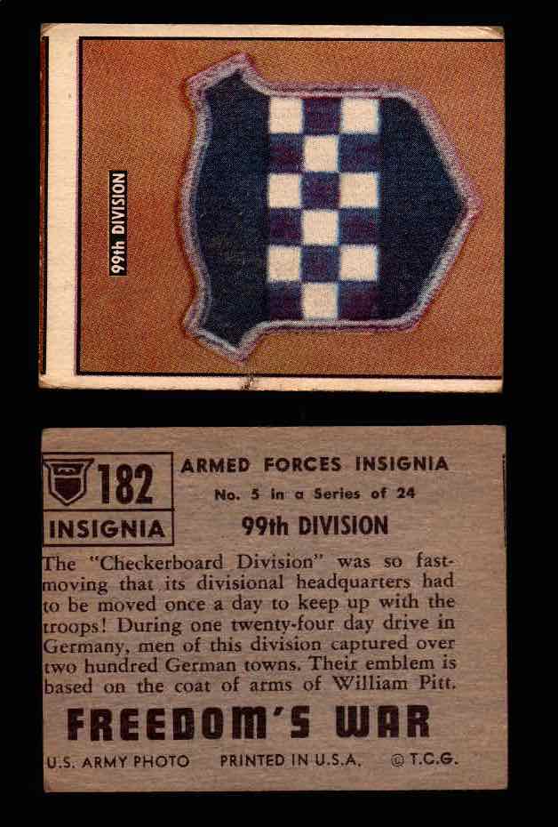1950 Freedom's War Korea Topps Vintage Trading Cards You Pick Singles #101-203 #182  - TvMovieCards.com