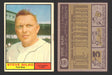 1961 Topps Baseball Trading Card You Pick Singles #100-#199 VG/EX #	184 Steve Bilko - Los Angeles Angels  - TvMovieCards.com