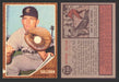 1962 Topps Baseball Trading Card You Pick Singles #100-#199 VG/EX #	184 Haywood Sullivan - Kansas City Athletics (damaged)  - TvMovieCards.com