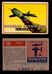1953 Wings Topps TCG Vintage Trading Cards You Pick Singles #101-200 #185  - TvMovieCards.com