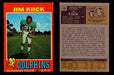 1971 Topps Football Trading Card You Pick Singles #1-#263 G/VG/EX #	186	Jim Kiick (R)  - TvMovieCards.com