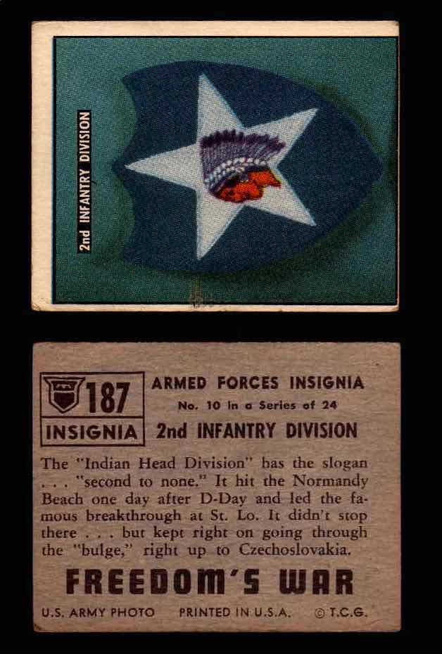 1950 Freedom's War Korea Topps Vintage Trading Cards You Pick Singles #101-203 #187  - TvMovieCards.com