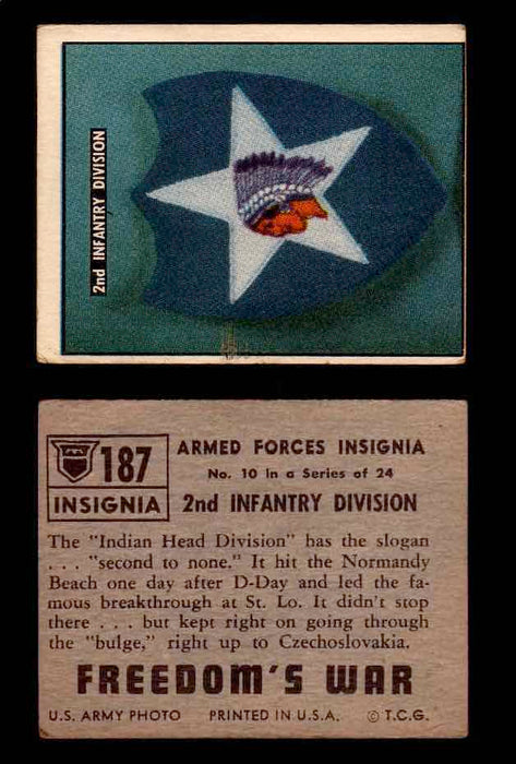 1950 Freedom's War Korea Topps Vintage Trading Cards You Pick Singles #101-203 #187  - TvMovieCards.com