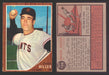 1962 Topps Baseball Trading Card You Pick Singles #100-#199 VG/EX #	188 Chuck Hiller - San Francisco Giants  - TvMovieCards.com